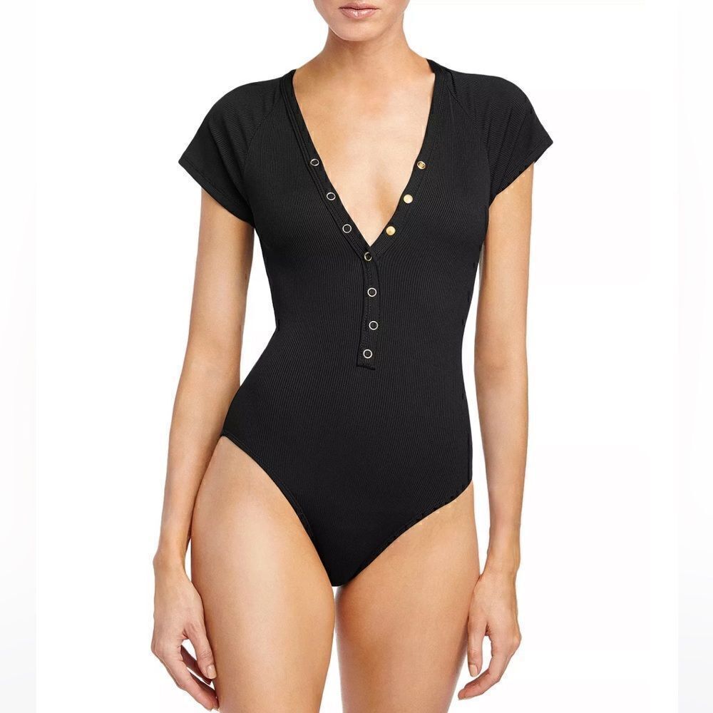 Robin Piccone
Snap Front One Piece Swimsuit - Picture 2 of 6